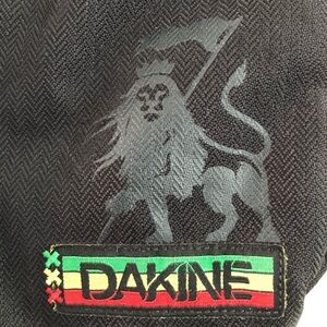 Dakine Black Backpack Rasta Red Gold Green